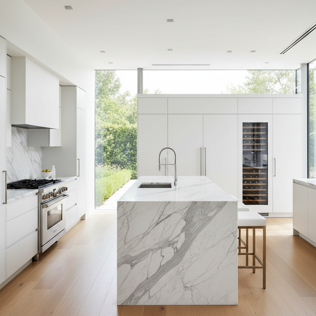 Luxury kitchen maintained by appliance repair professionals
